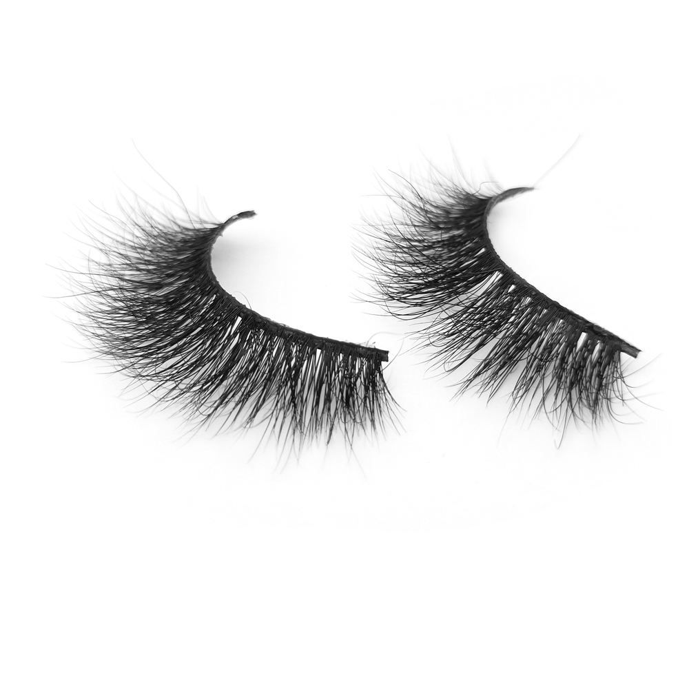 Free Sample High-quality Real Mink Fur 3D Strip Lashes Wholesale Pirce Eyelashes in the UK YY94